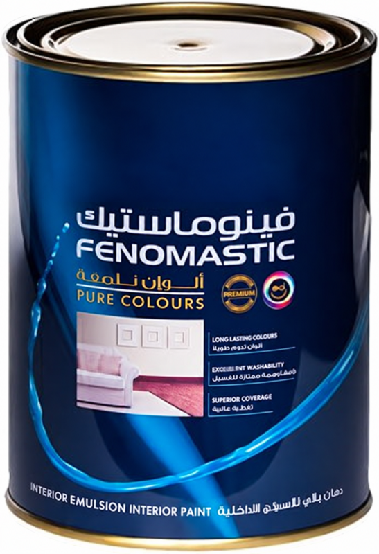 Fenomastic Pure Colours Emulsion Matt Interior Paint (White, 1 L)
